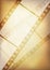 Vintage film strip background,