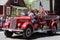 Vintage Fire Engine on Parade in Graeagle, California