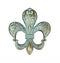 Vintage fleur de lis