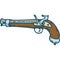 Vintage Flintlock Pistol or Musket