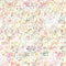 Vintage floral botanical spring background in soft pastel colors