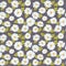 Vintage Floral Daisy Background