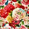 Vintage Floral Farmhouse Garden Roses