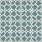 Vintage floral mesh pattern. Illustration with geometric teal and green shapes