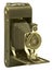 Vintage folding bellows film camera