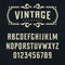 Vintage font 002