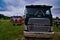 Vintage ford 9000 semi tractor truck hauling a trailer at the memory lane car show in baraboo on June 4th 2022