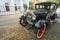 Vintage Ford Model A on historic Charleston street
