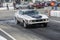 Vintage ford mustang at the starting line