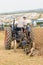 Vintage fordson major Tractor ploughing