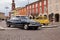 Vintage French car Citroen DS 21 Pallas 1971 in classic car meeting Raduno Citroen Romagna in Russi, RA, Italy