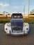 Vintage French popular car Citroen 2CV front view