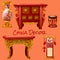 Vintage furniture in the Chinese style