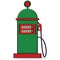 Vintage gas pump