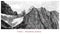 Vintage geographical image, Mieming mountain