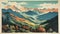 Vintage Glacier Postcard: Great Smoky Mountains National Park