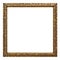 Vintage gold color picture frame