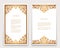 Vintage gold frames with ornate borders