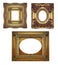Vintage gold ornate frames