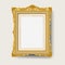 Vintage gold picture frame