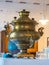 Vintage gold-plated samovar in the House Museum of Alexander Chavchavadze