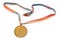 Vintage gold sport medal