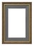 Vintage gold wooden picture frame