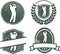Vintage Golf Emblems