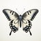 Vintage Gothic Butterfly Illustration By Mike Haugh