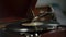 Vintage Gramophone - playing vinyl records, nostalgic memories