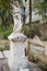 Vintage grave stone at the historical Armenian Apostolic Church of the Holy Resurrection in Dhaka, Bangladesh.