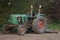 Vintage green German tractor