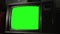 Vintage Green Screen Tv.