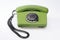 Vintage green telephone