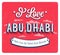 Vintage greeting card from Abu Dhabi - United Arab Emirates.