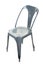Vintage grey industrial style metal chair Steel urban lifestyle