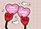 vintage groovy characters. Happy Valentine\\\'s Day