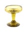 Vintage hand blown glass goblet