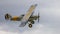 A vintage Hawker Nimrod fighter aircraft in flight