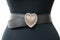 Vintage heart belt