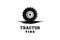 Vintage Heavy Tractor or Mining Vehicle Tire Logo Design