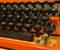 Vintage Hebrew typewriter