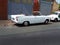 Vintage Hillman Car in need of restoration and care in Padiham in Lancashire parked on the street