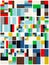 Vintage Hipster Geometric Pattern In Tetris Style Vector