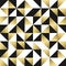 Vintage hipster rhombus background in gold