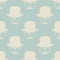 Vintage hipster symbol seamless pattern