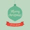 Vintage holidays graphics with text. Merry christmas retro
