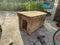 vintage homemade wooden dog house