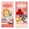 Vintage Hotel Vertical Banner Set