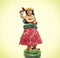 Vintage Hula doll